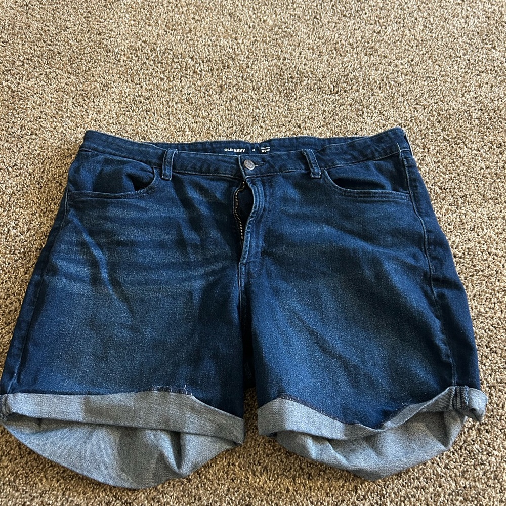 Old Navy Dark Blue Jean Shorts